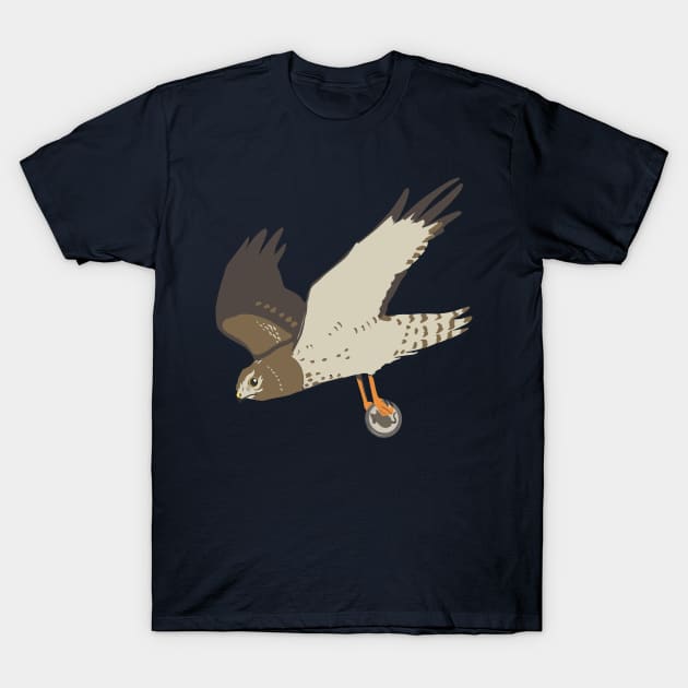 Wingspan Northern Harrier T-Shirt by Adrielle-art